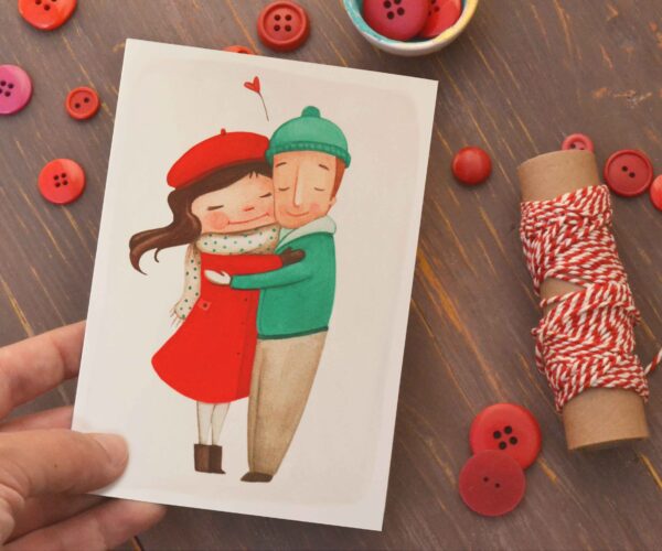 romantic card